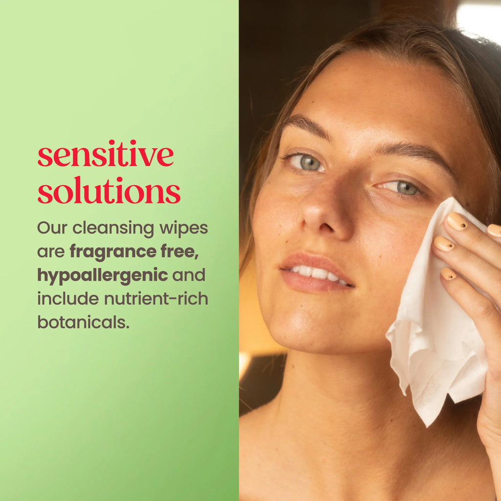 Soothing Fragrance Free Make-Up Wipes, 30 Count