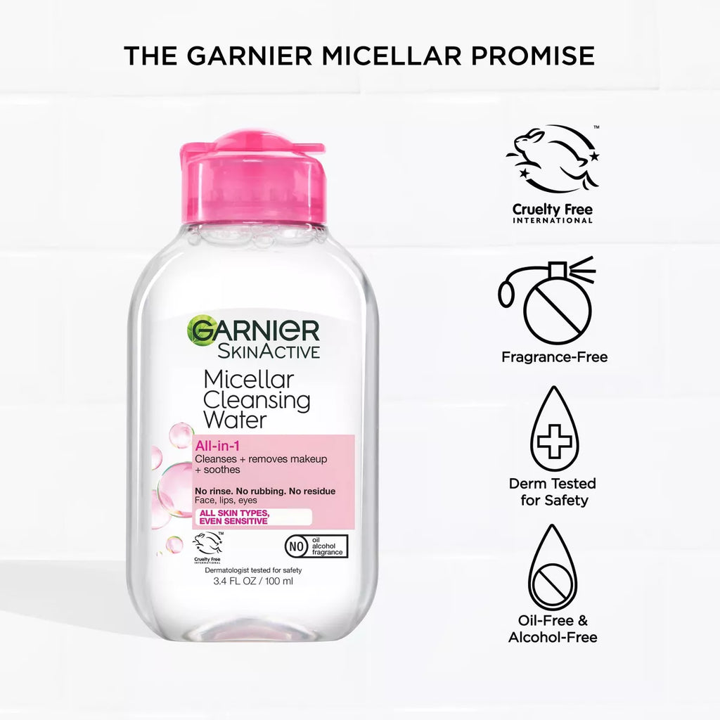 Garnier Micellar Water Hydrating Facial Cleanser & Makeup Remover - Basic Cleansing